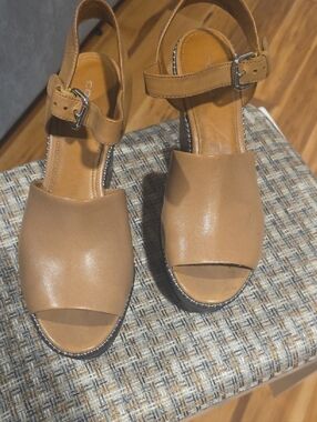Coach Harla Semi Matte Calf Sandals